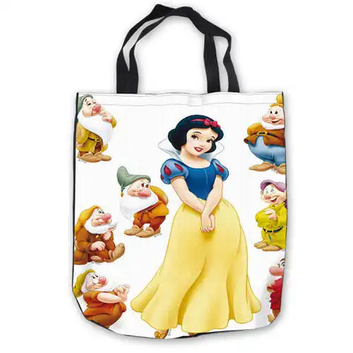 Изготовленные на заказ холщовые белоснежные-(1) ручные сумки-тоут хозяйственная