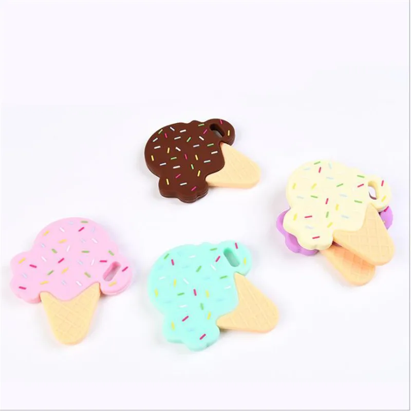 Детские аксессуары для прорезывания зубов силиконовые бусины Мороженое