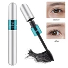 Тушь для ресниц QIC 2 в 1, удлиняющая черная водостойкая 4d Тушь для ресниц из шелкового волокна, Q802