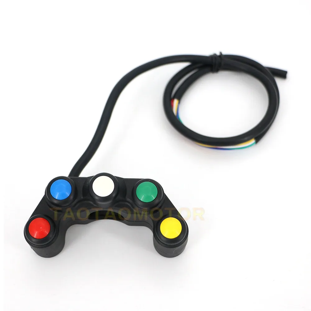 CK крупного рогатого скота король мотоцикл переключатель кнопка руль 22 мм для