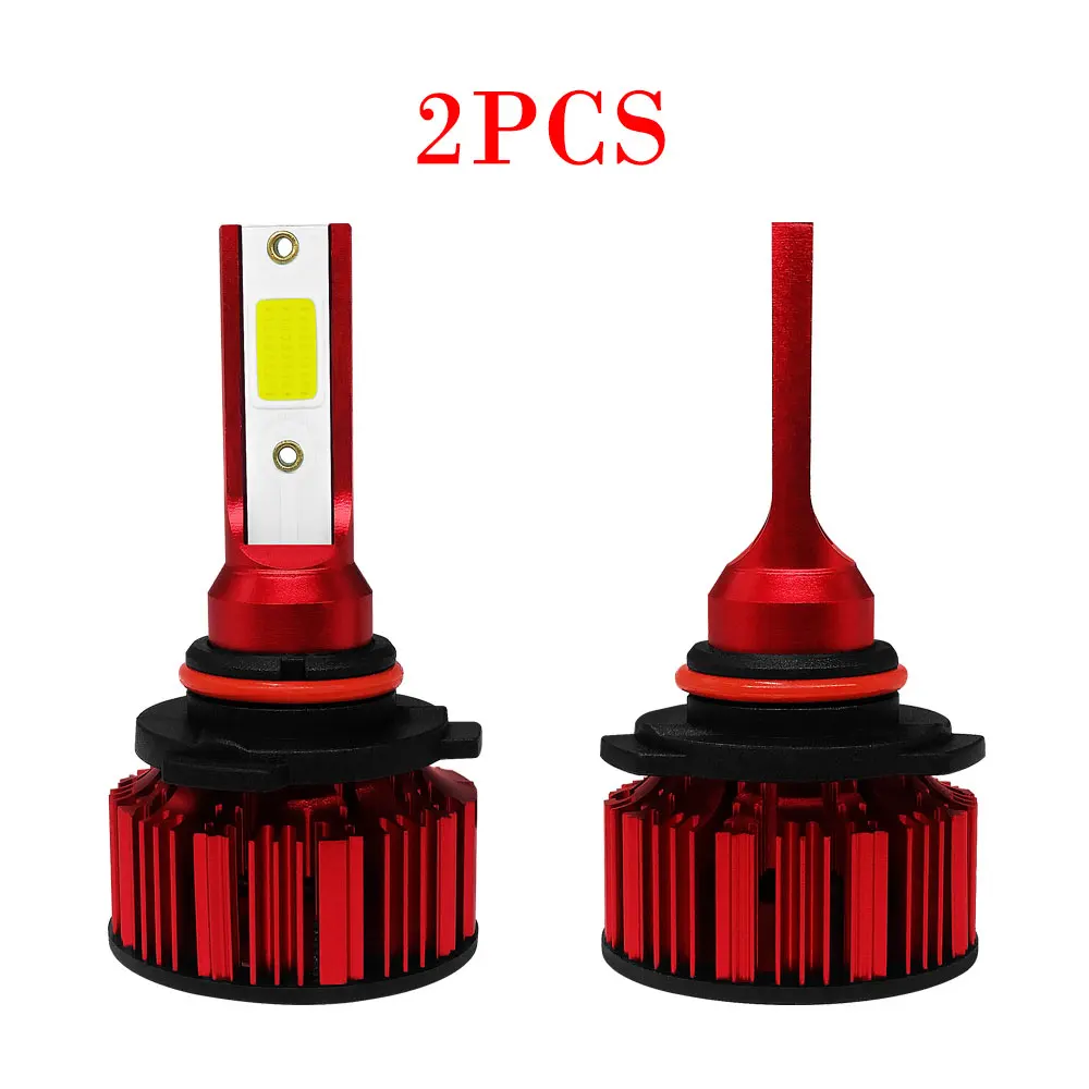 6000K 2PCS Lslight светодиодный фары H4 H7 9005 9006 H8 H11 HB2 HB3 HB4 светодиодный Авто лампочки 6000 К 50 Вт 6000lm 12 V 24 V автомобиль свет Turbo с can-bus - Испускаемый цвет: 6000K 2PCS
