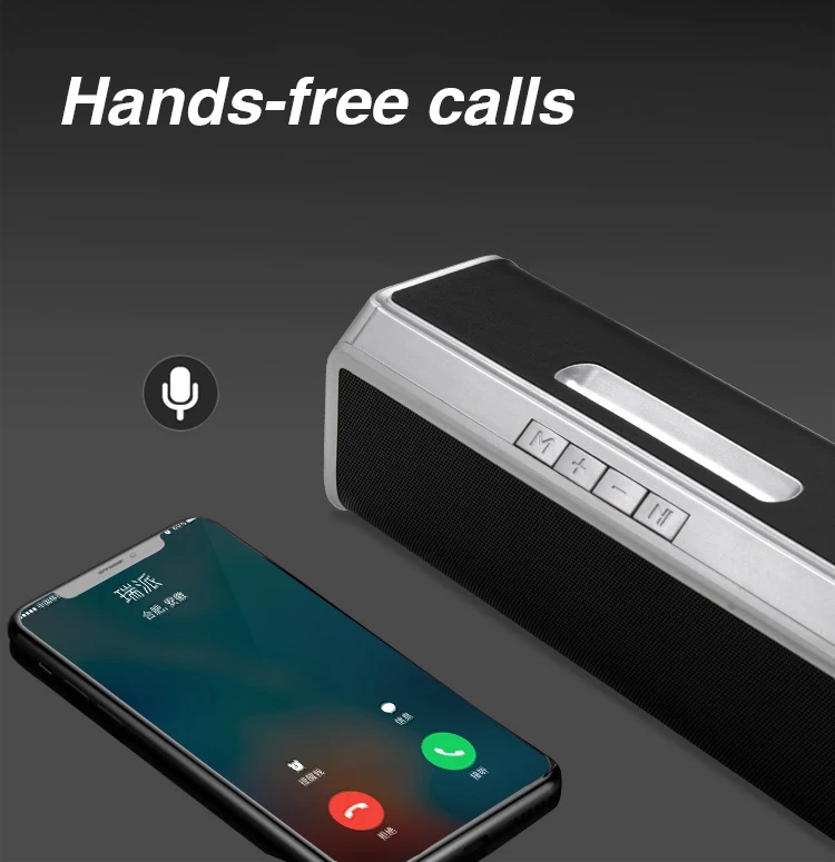 Nby 6690 портативный Bluetooth динамик 10 Вт подставка 4D стерео беспроводной динамик с fm-приемником динамик s компьютер бас Поддержка TF AUX USB