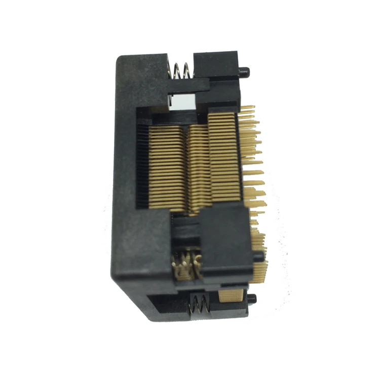 TQFP100 FQFP100 LQFP100 обжиг в гнездо OTQ 100 0.5 09 шаг 0 5 мм IC Размер корпуса 14x14 Открытый Топ
