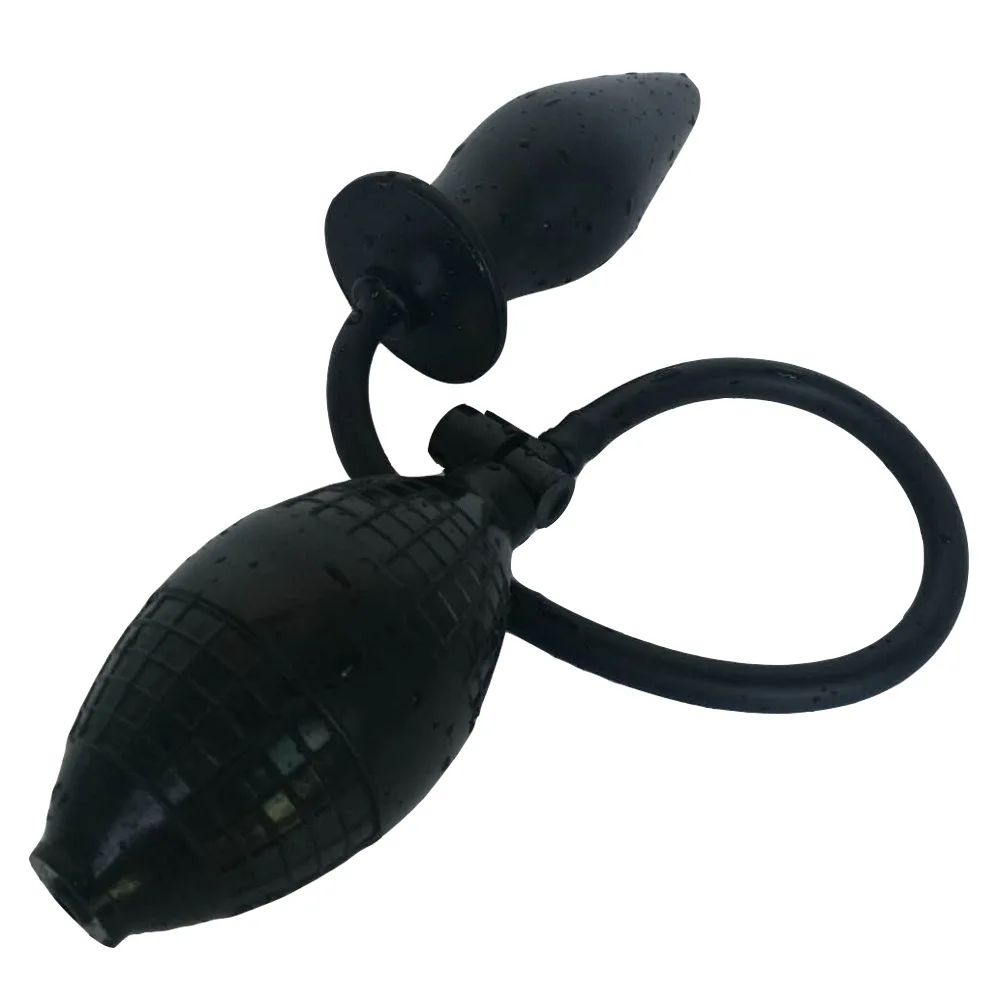 Sex Shop Soft Inflatable Anal Plug Expandable Rubber Butt With Pump Dilator Dildo Prostate Massage Toys For Couple | Красота и