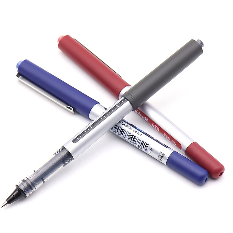 Mitsubishi Uni ball Eye Micro Ub 150 ручка с гелевыми чернилами 0 5 мм 6 шт./лот черные/синие/красные