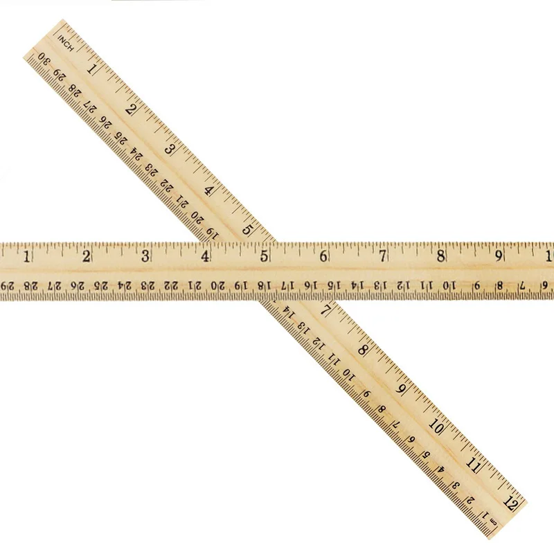 Многофункциональная деревянная линейка 24 упаковки для студенческого офиса