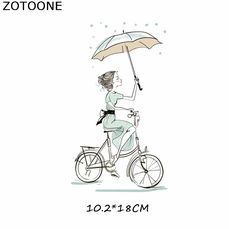 ZOTOONE напечатанные утюжки для переноса одежды Diy полосатая нашивка передачи тепла
