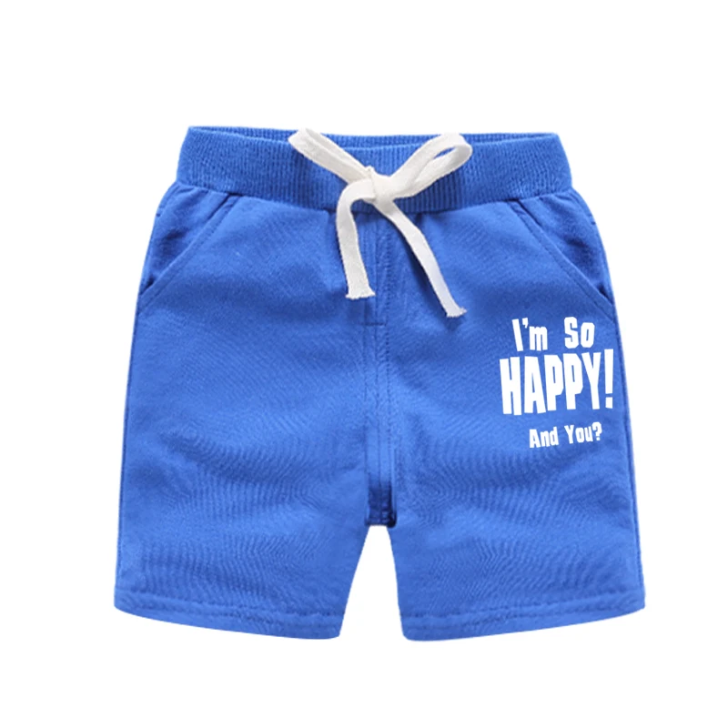 DE PEACH New Summer Baby Boy Girs Casual Shorts Children's Cotton Sports Boys Beach Kids Clothes Motion Pants 2-12Y |