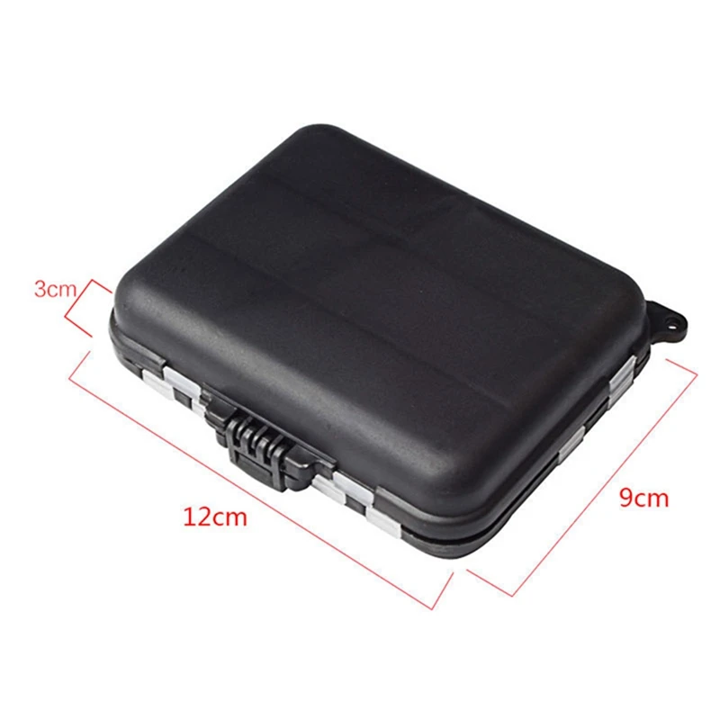 15 Slots Plastic Fishing Lure Hook Tackle Box Adjustable Portable Storage Case Tackle Multifunctional Organizer Fishing Boxes