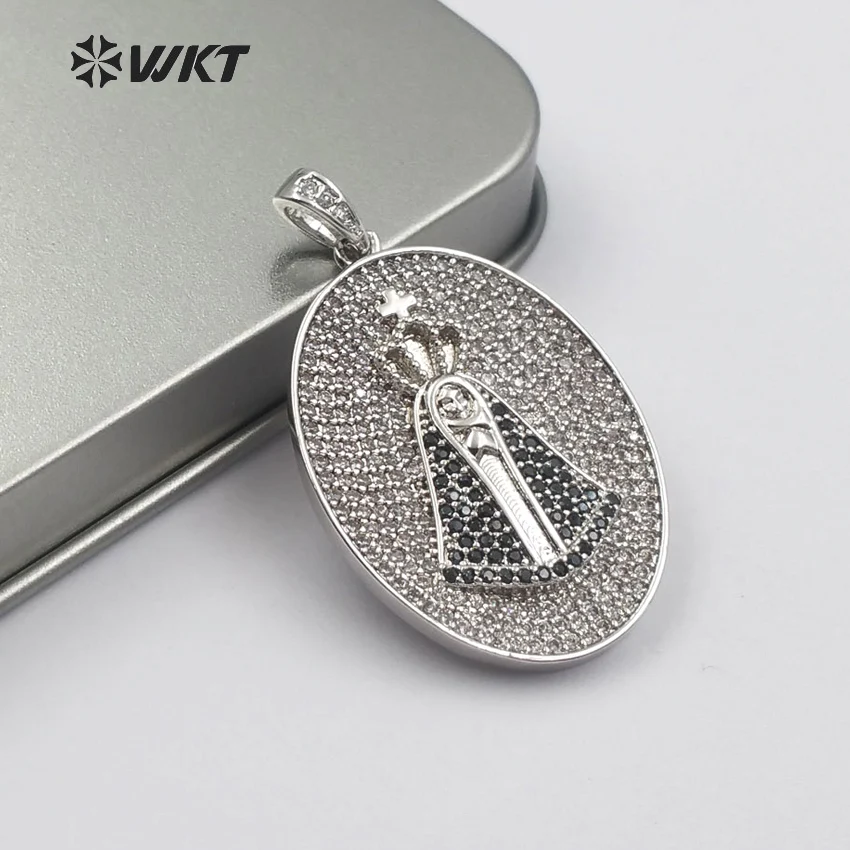 WT-MP105 WKT классическая овальная кубическая церия оксид корона кулон с портретом