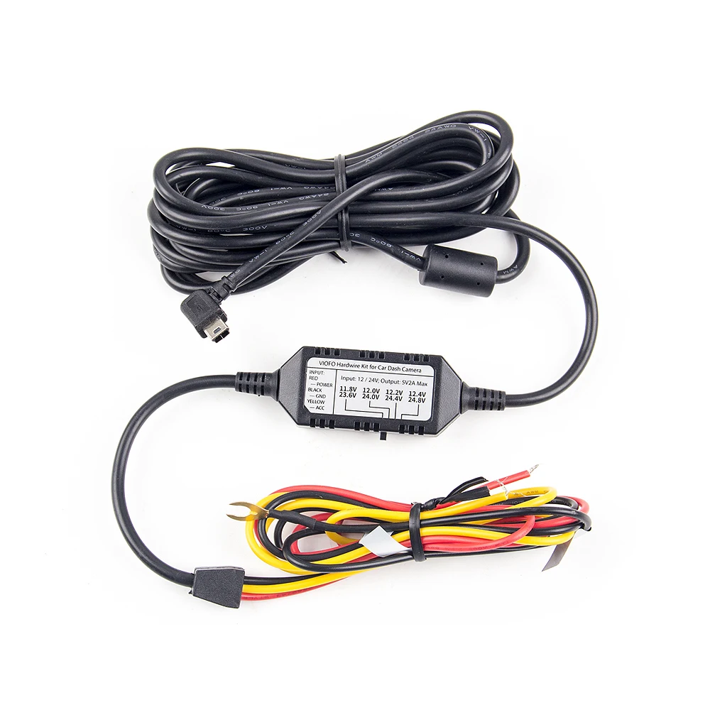 VIOFO HK3 A129 Автомобильная камера 3 провода ACC HARDWIRE KIT кабель для режима