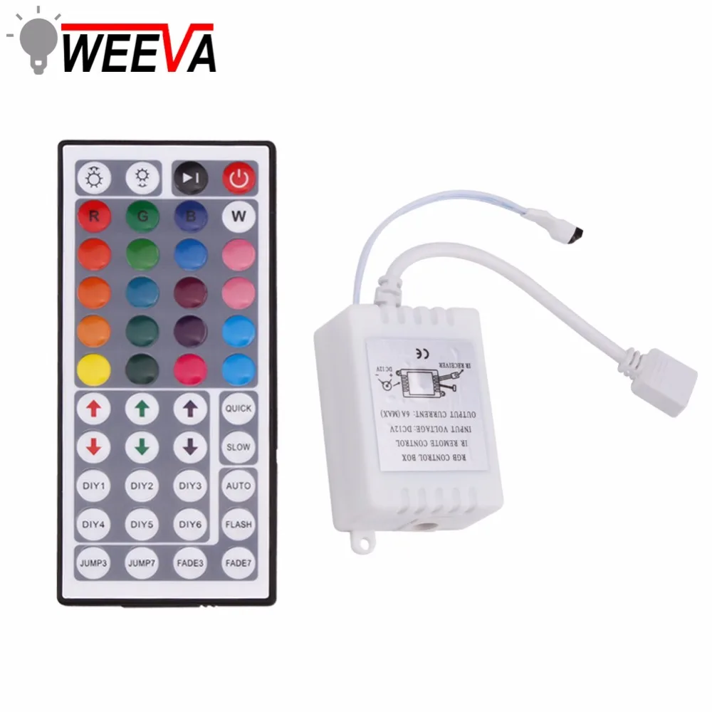 Светодиодный RGB Управление DC12V мини 44/24 ИК переключатель дистанционного для 3528 5050
