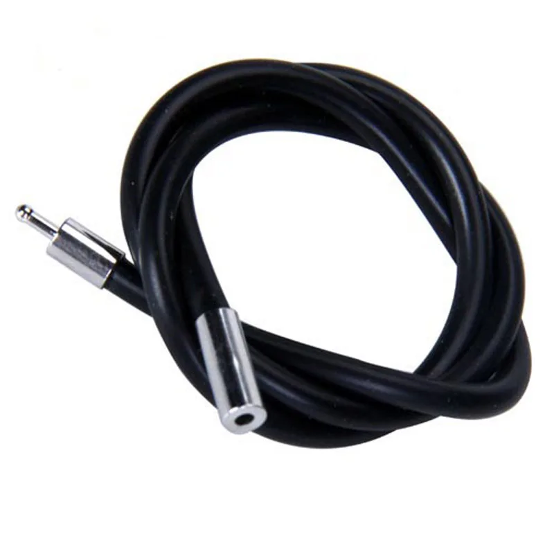 3 мм черный резиновый шнурок для ожерелья с застежкой из нержавеющей стали 25 5