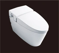 2016 hot sales water closet one piece s trap ceramic toilets with pvc adaptor uf soft close seat ast340 upc cerificate