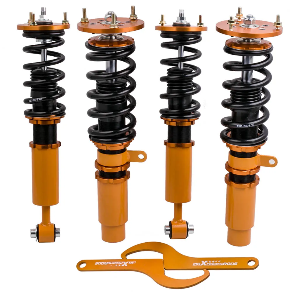 

Coilovers For BMW 5 Series E60 Saloon 04-2010 523 525 528 530 535 Shock Strut Adj. Height Shocks Absorber Camber Plate Top Mount