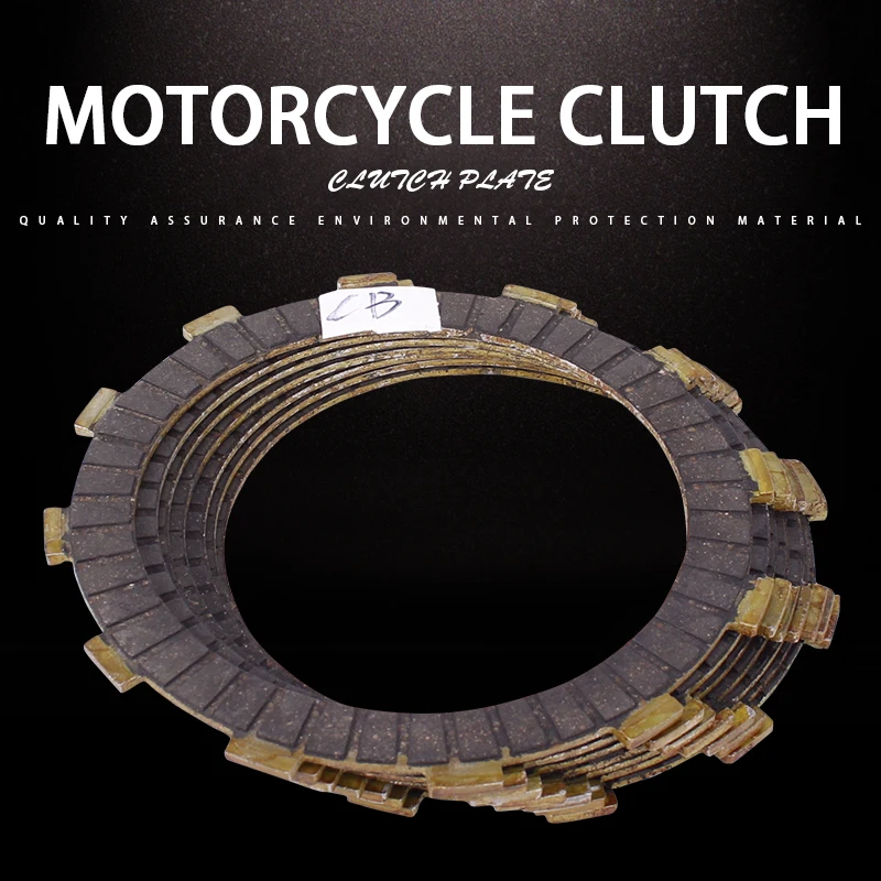 

6 PCS Clutch Plate Friction Sheet Clutch Discs For Honda CB400 1992-2008 VTEC CB-1 CBR400 NC23 Motorcycle Accessories
