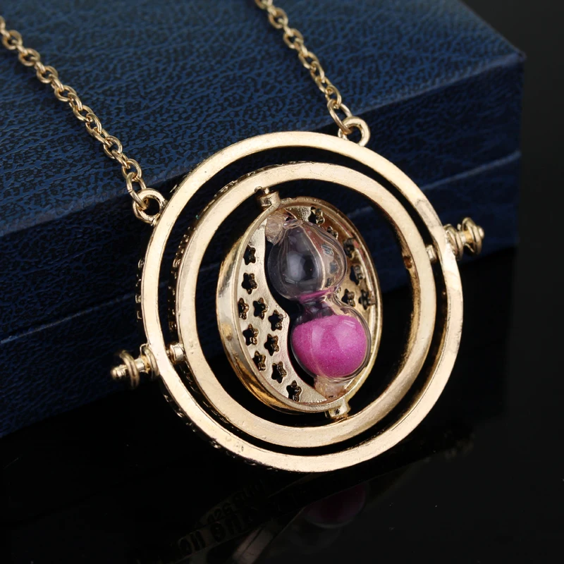 Винтажное вращающееся ожерелье Horcrux Time Turner, конвертер времени, кулон времени, ожерелье для женщин, мужчин, аксессуары для женщин