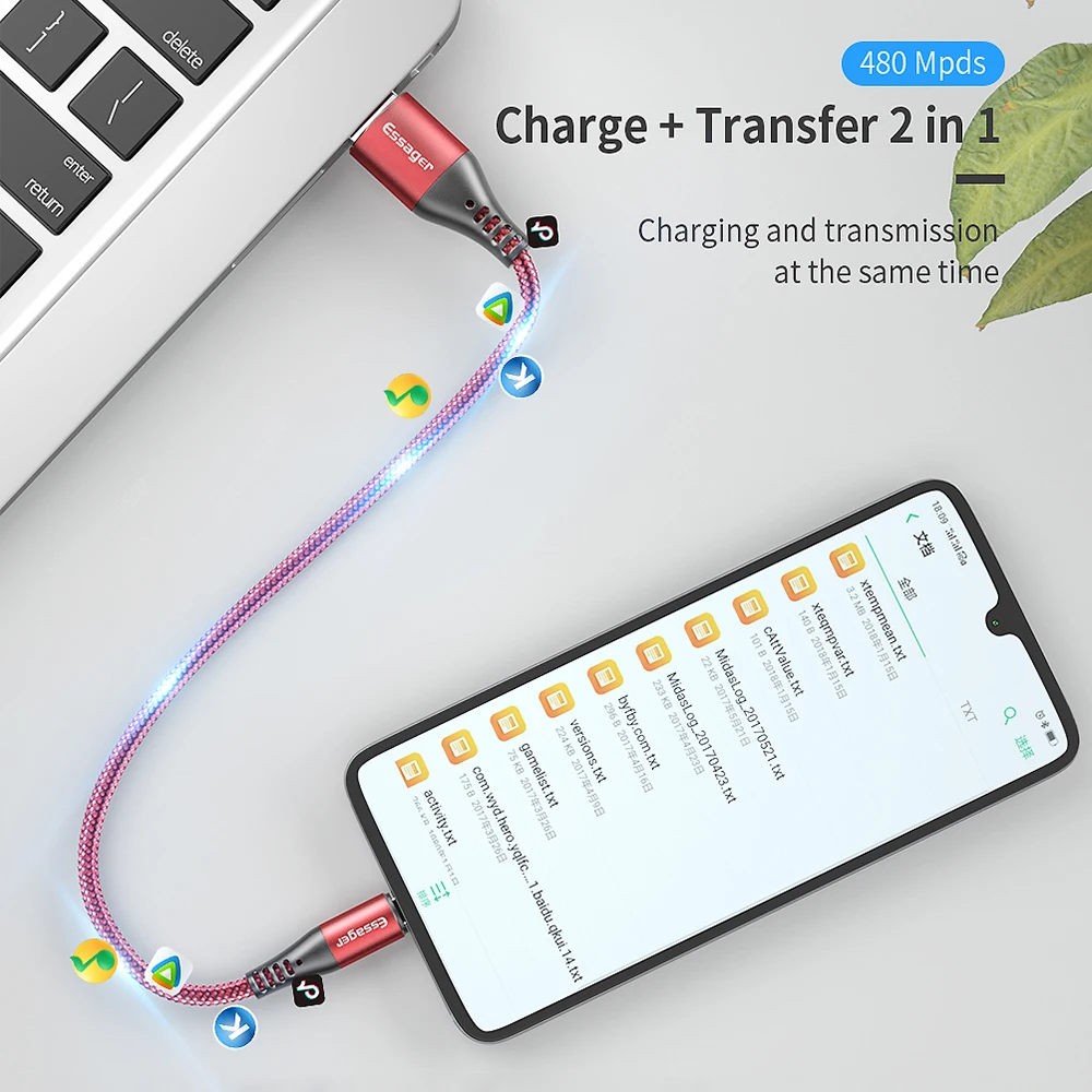 Essager 5A usb type-C кабель SCP Supercharge для huawei Mate20 Pro P20 Quick Charge 4,0 3,0 USB C кабель Android зарядное устройство Шнур для передачи данных