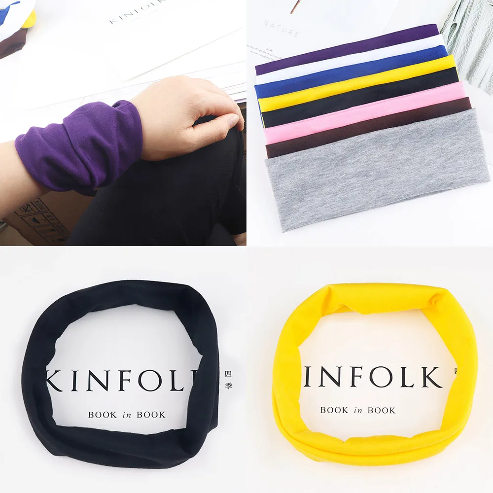 Широкое разнообразие простых резинок для волос Женская эластичная лента йоги