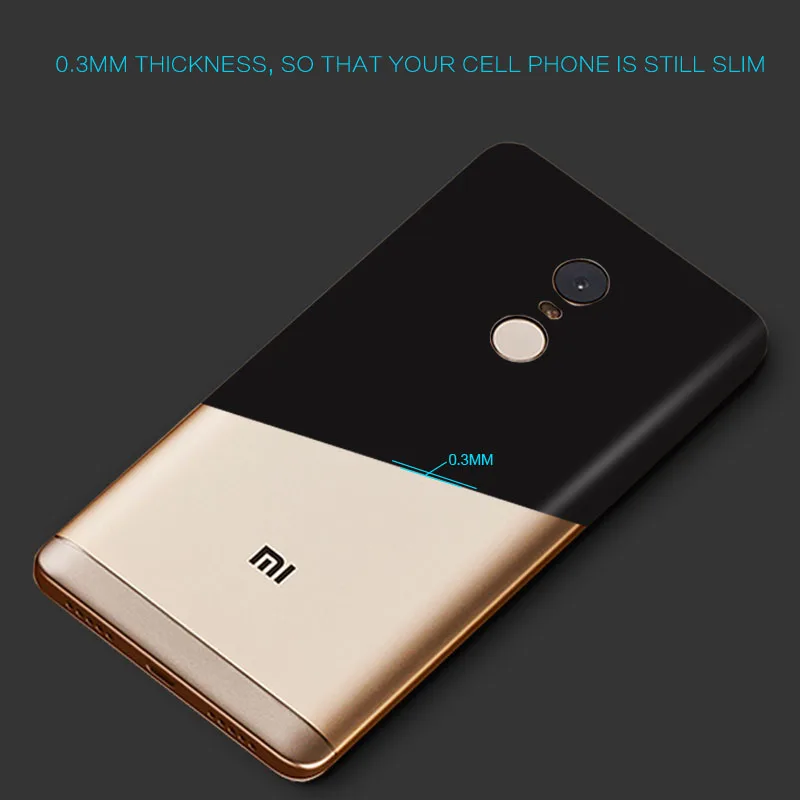 Пять цветов чехлы для телефонов с принтом Xiaomi Redmi Note 4x чехол 4 мягкий силиконовый