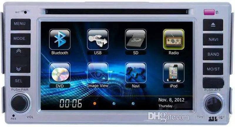 Автомобильный DVD плеер 6 2 дюйма с GPS(opt) USB BT/TV аудио радио стерео мультимедиа для
