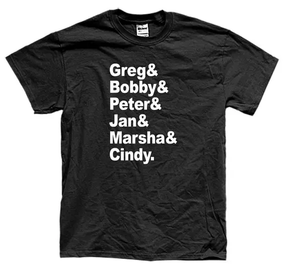 

BRADY NAMES BUNCH t-shirt short sleeve many colors unisex More Size and Colors-A892