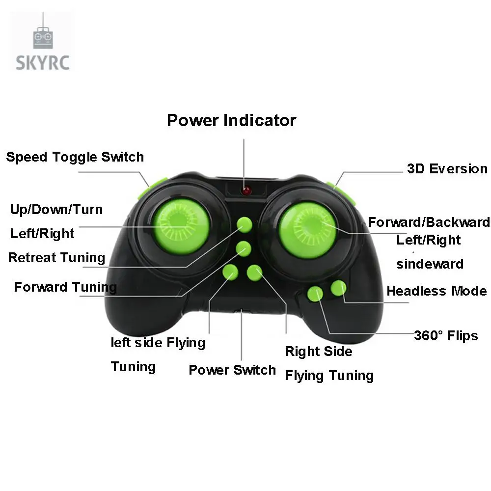 SKYRC Новый сверхпрочный мини Дрон Nano UFO 2 4 ГГц оси канала 360 градусов RC Quadcopter