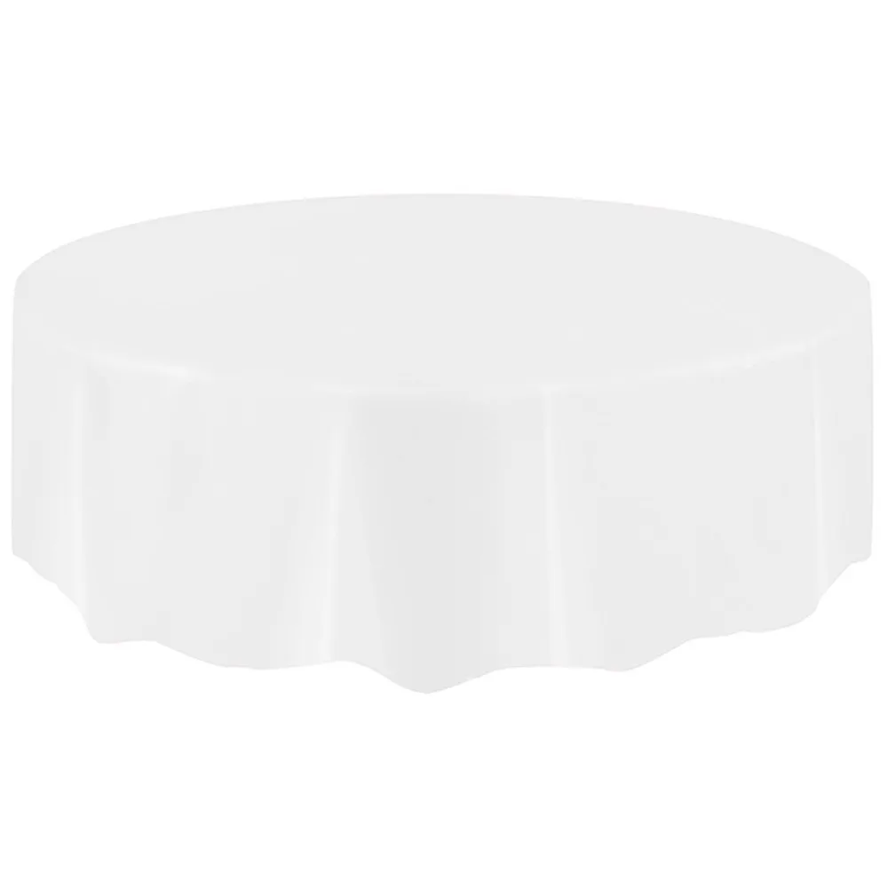 Large Disposable Plastic Round Tablecloths Dining Party Birthday restaurant Table Cover Oilproof Waterproof cloth tapete | Дом и сад