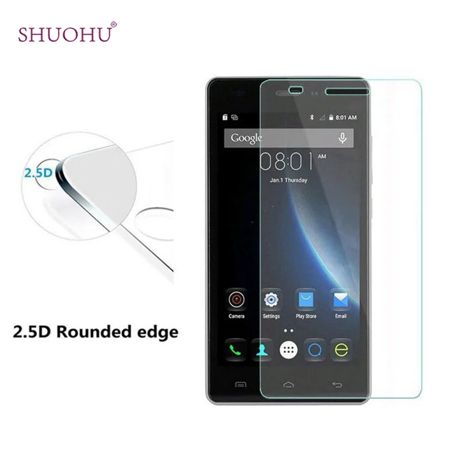 Shuohu Для Doogee X5 закаленное Стекло Премиум 9 H HD ультра тонкий Экран протектор Плёнки