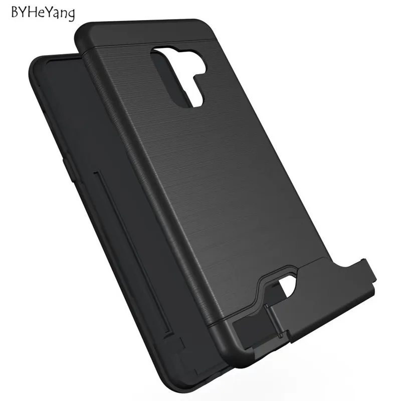 BYHeYang для Samsung Galaxy A8 2018 чехол противоударный ТПУ + PC матовый защитный A830 с