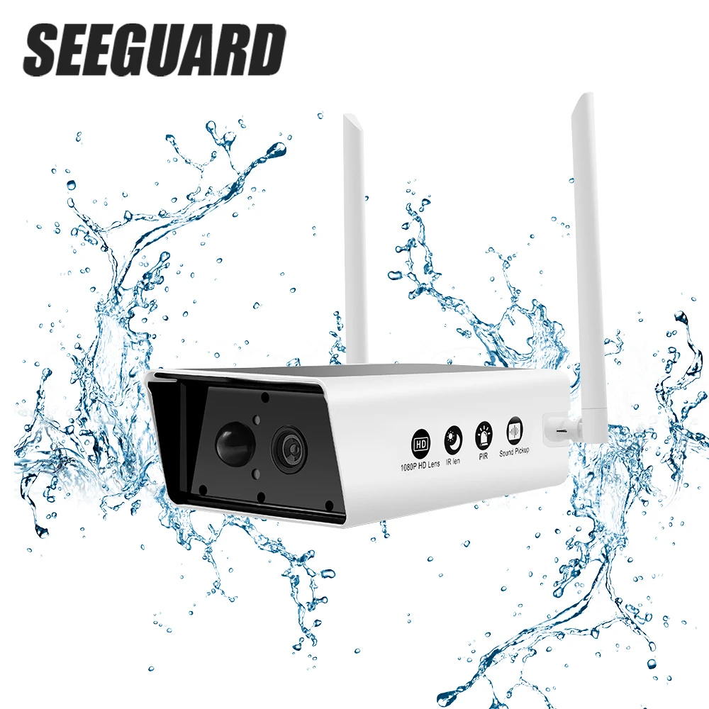 SEEGUARD 1080P Беспроводная камера на солнечных батареях ip мобильный телефон домашний