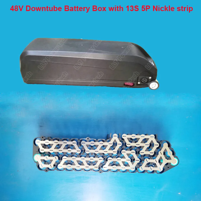 

High quality battery storage plastic box for 13S 5P or 10S 6P 18650 battery assembly with nickle strips for 48V or 36V Hai Long