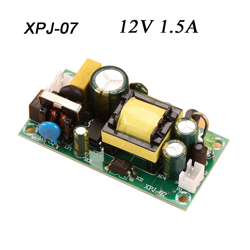 Модуль импульсного источника питания AC-DC12V1.5A контурная плата 100-240 В TL431 регулятор