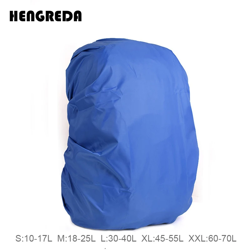 blue Hengreda, рюкзак для путешествий, дождевик для женщин и мужчин,, водонепроницаемые аксессуары для дождя, Сверхлегкий чехол, разноцветный, летний - Цвет: blue