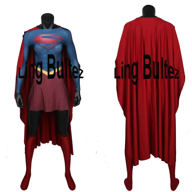 Костюм супер девушки из спандекса с накидкой оттенок|super girl costume|super girlspandex suit |