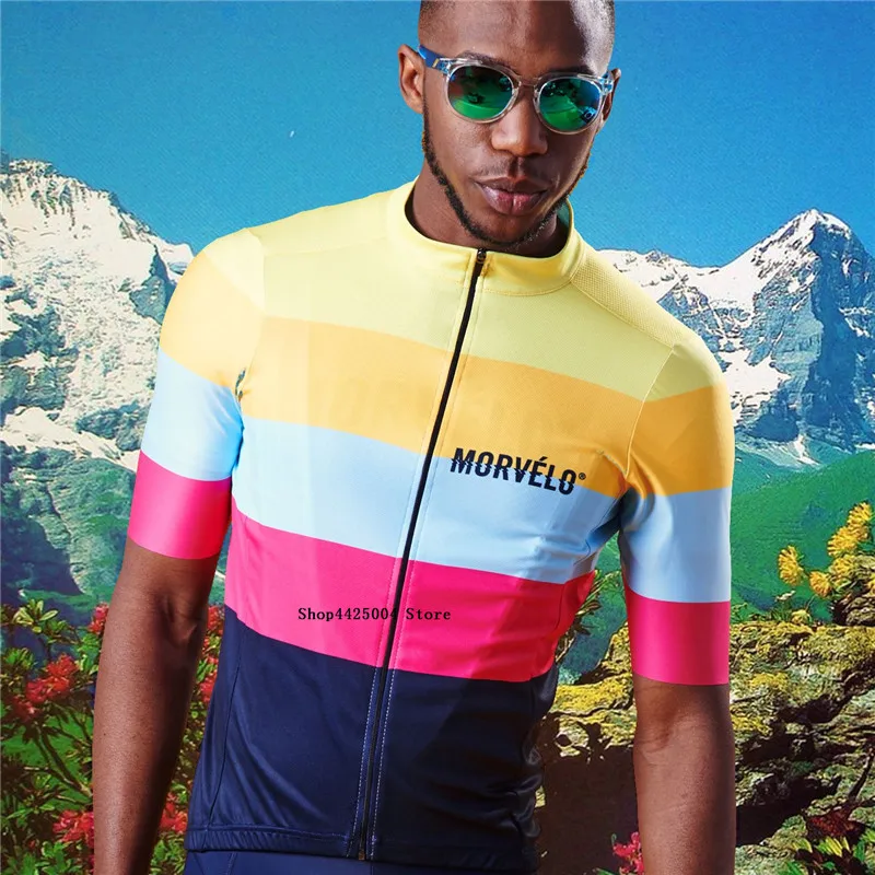 Комплект одежды для велоспорта morvelo cycle ropa Мужская одежда триатлона uniforme ciclismo roupa