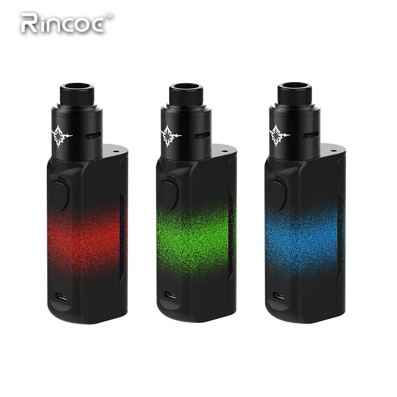 Оригинальный комплект Rincoe Manto Mini RDA 90 Вт одна батарея 18650 маленький размер полный