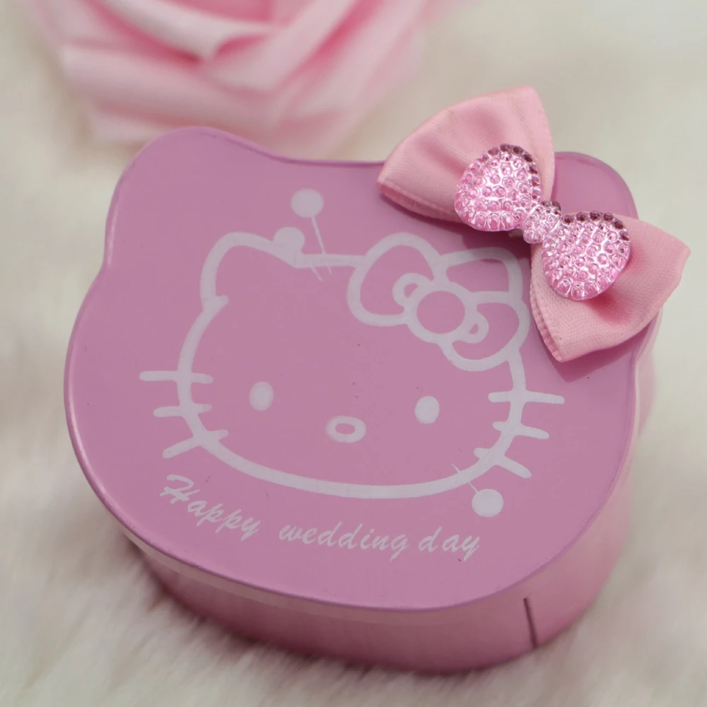Свадебные украшения KT Cat жестяная тарелка конфетные коробки Hello Kitty форменные