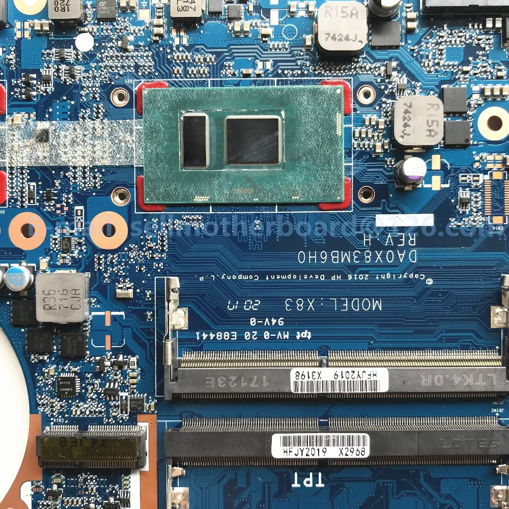 805696-001 907714-601 для hp 450 G4 470 G4 Материнская плата ноутбука DA0X83MB6H0 с i5-7200U 930 м х 2 Гб GPU DDR4 мб тестирование