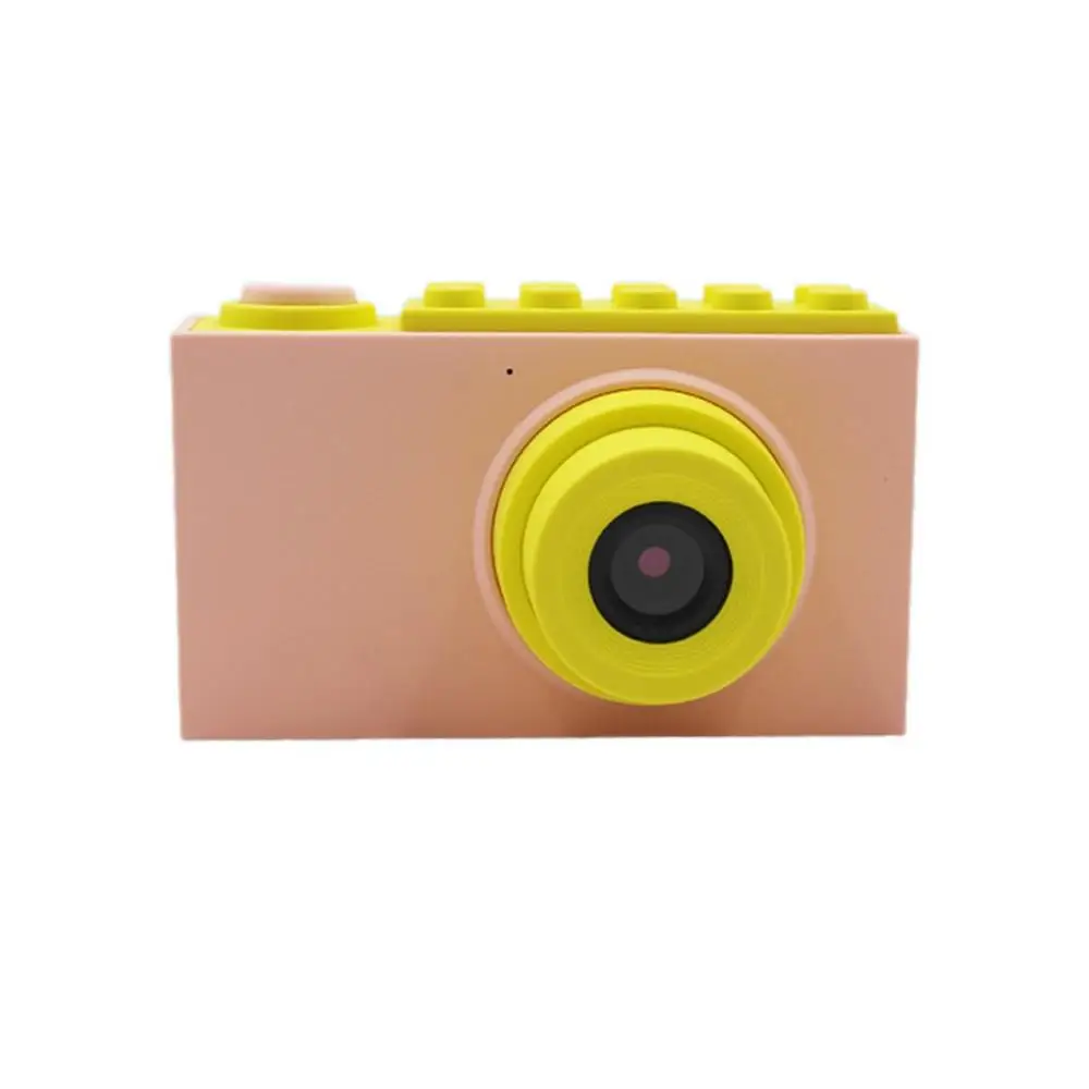 2,0 дюймов 8MP 1080P мини-камера цифровая камера для детей милая многофункциональная игрушечная камера для детей для подводной съемки - Цвет: Розовый