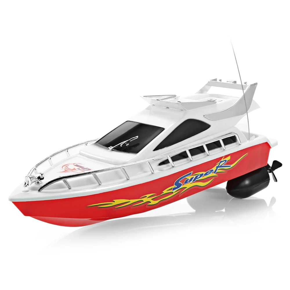 Высокая Скорость RC лодка супер мини исполнение дистанционного управления лодки
