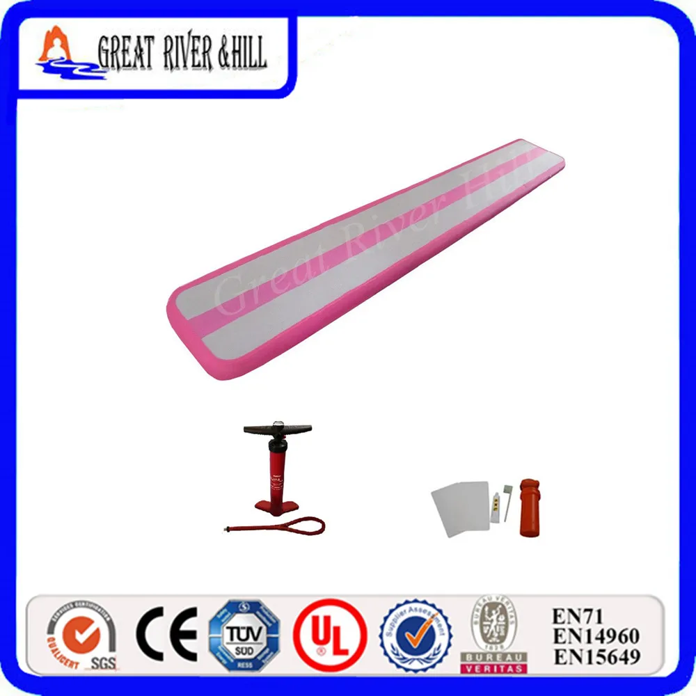 

inflatable air balance beam gym air flooring sports training air track with free pump 3m x 0.4m x 0.1m