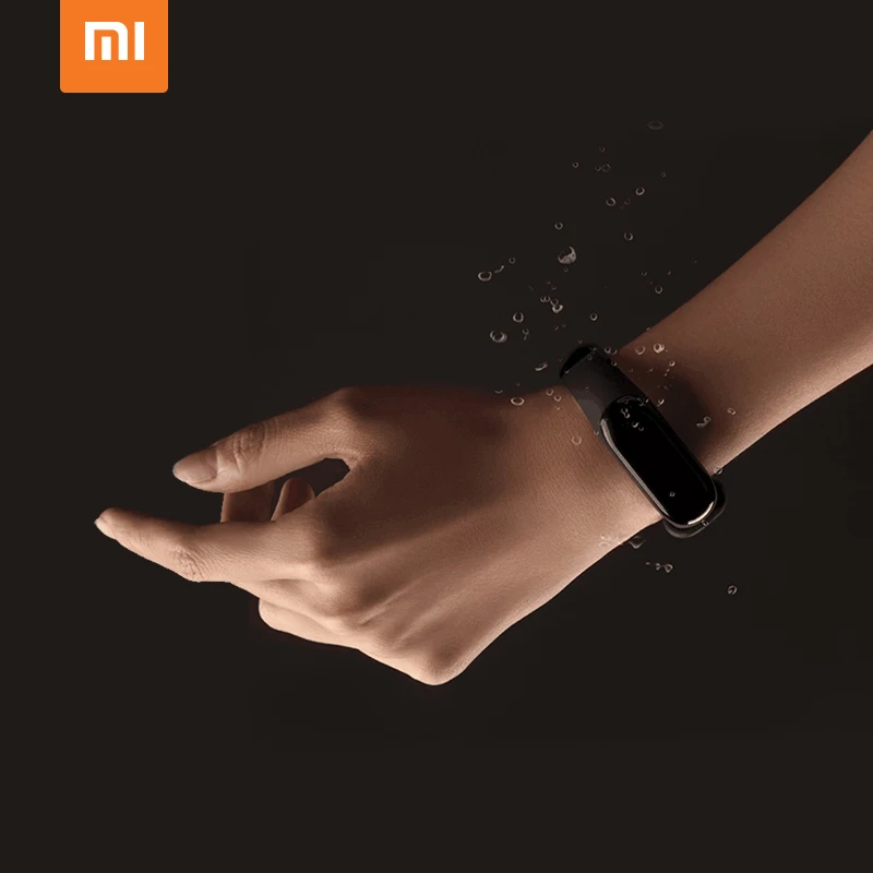 Xiaomi Mi группа 3 умный Браслет монитор сердечного ритма Смарт с 0 78 дюймов OLED