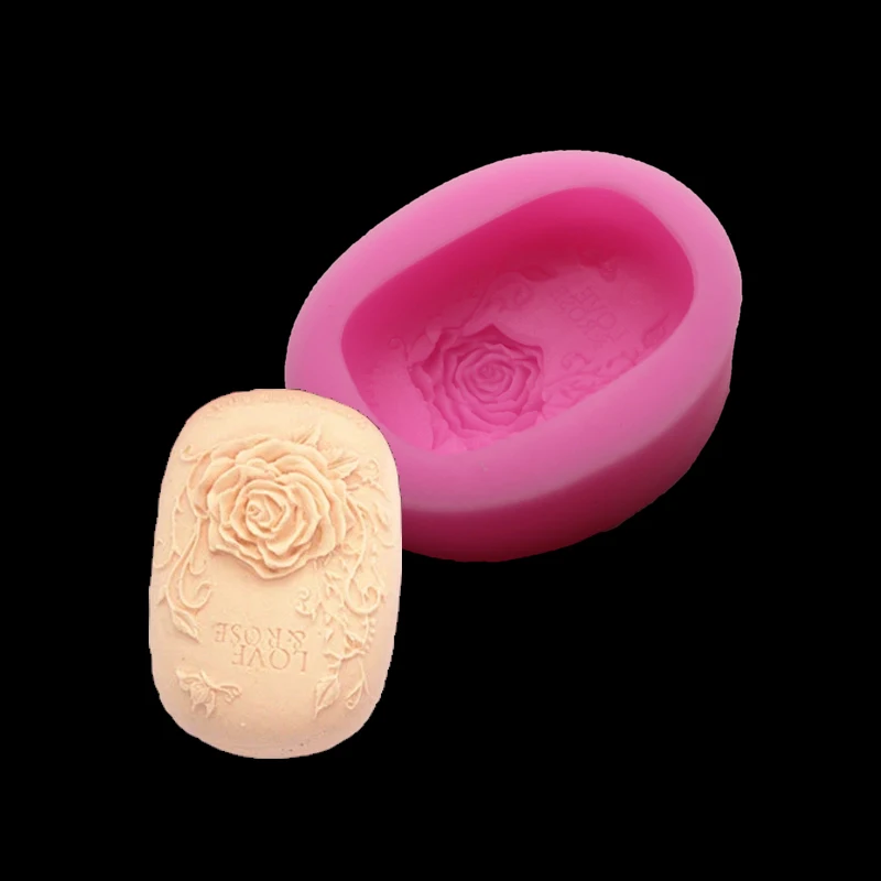 Силиконовая форма для мыла ручной работы в виде Розы украшение торта 3d шаблон