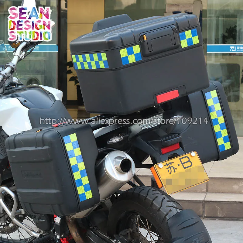 1 пара для BMW F700GS F800GS R1150GS R1200GS KTM 1090 1190 1290 ADV мотоциклетные светоотражающие наклейки