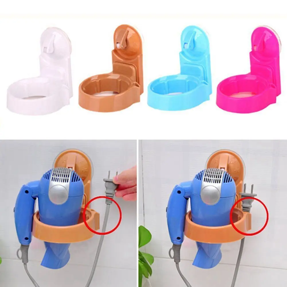 Домашняя Ванная комната настенное крепление на присоске держатель для волос