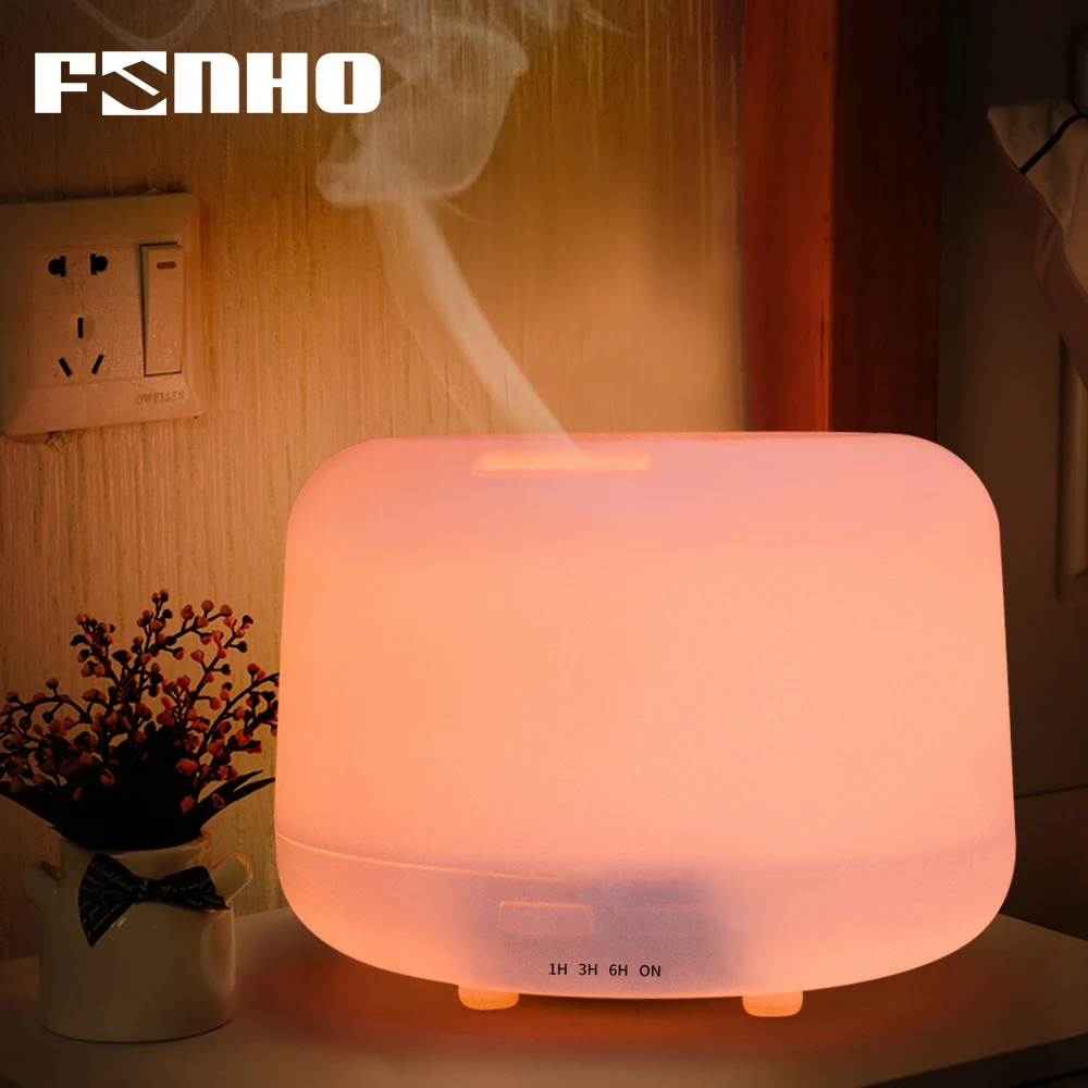 

FUNHO 300ml Electric Ultrasonic Air Aroma Humidifier 7 Color LED Lights Aromatherapy Essential Oil Aroma Diffuser Mist Maker