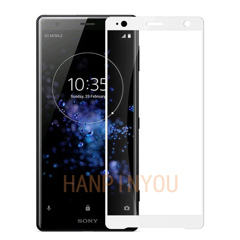 Для Sony Xperia XZ2 H8216 H8266 H8276 5 7 "новая твердость 9H 2.5D полное покрытие закаленная