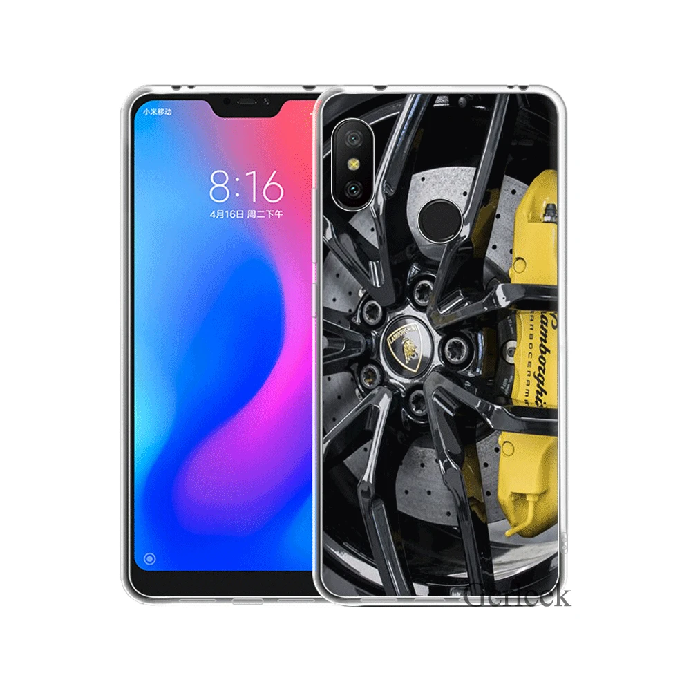 Жесткий чехол Desxz Lamborghini для Xiaomi Mi A2 A1 5X 6X 6 8 9 9se 5 5S MAX 3 Lite|Чехлы-накладки| |
