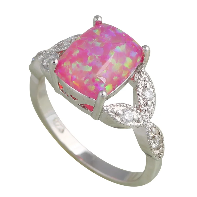 Низкая цена! Модные ювелирные изделия прямоугольной формы с голубым огненным